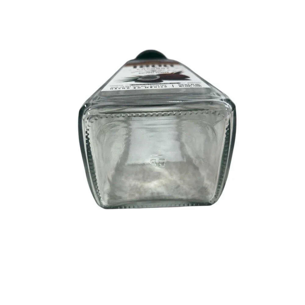 1800 Coconut Tequila Empty Glass Bottle 750ml Bar Decor Display Collectible